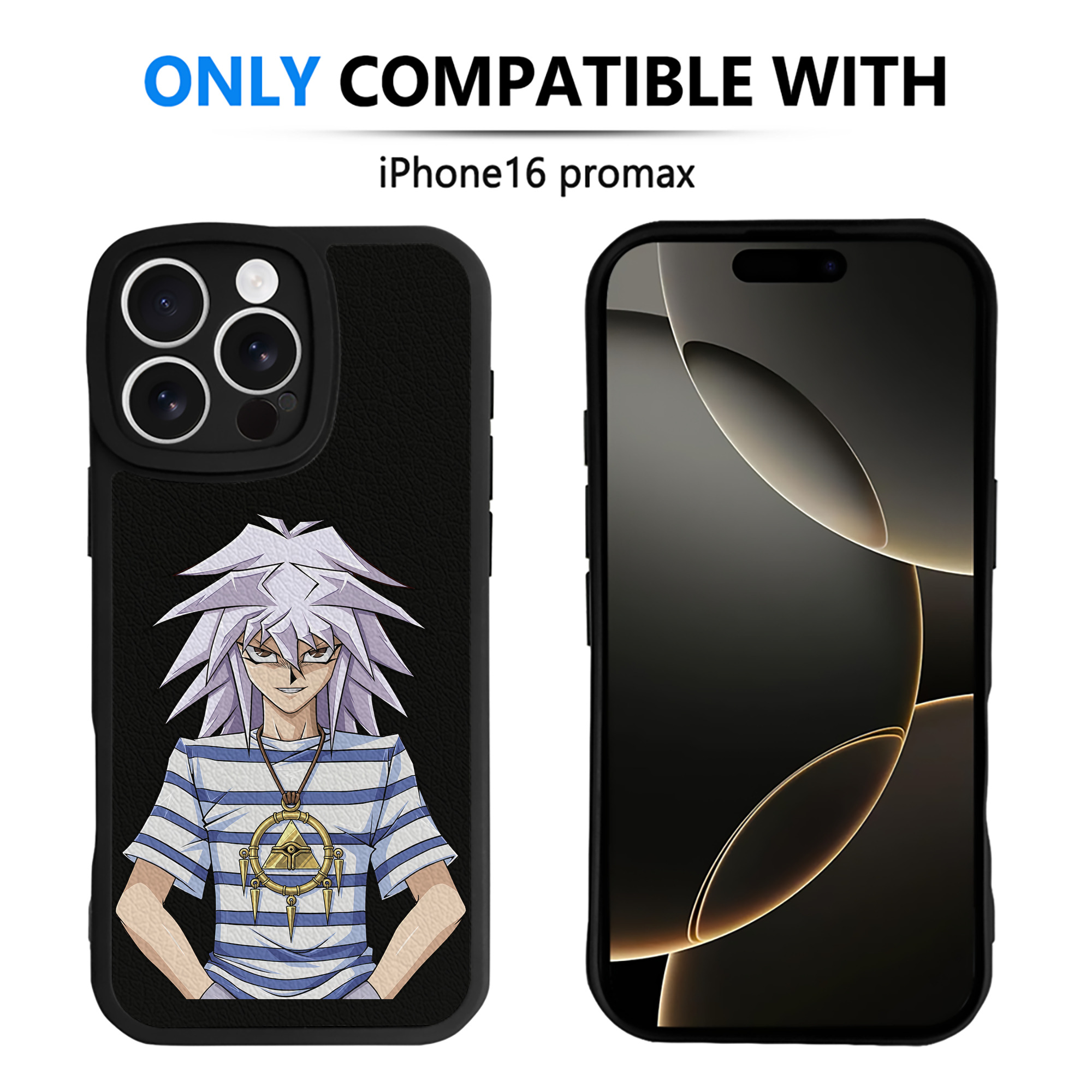 遊☆戯☆王 Yu-Gi-Oh! 【iPhone 16シリーズ対応】シリコンスマホケース（レザー調） 材質：シリコン